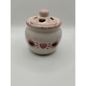 Adorable Pink Hearts Potpourri Pot